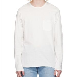Brandy Melville White Long Sleeve Top - Great Condition